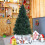 Gymax 7FT Artificial Christmas Tree Green Xmas Decorations w/Foldable  Stand 1