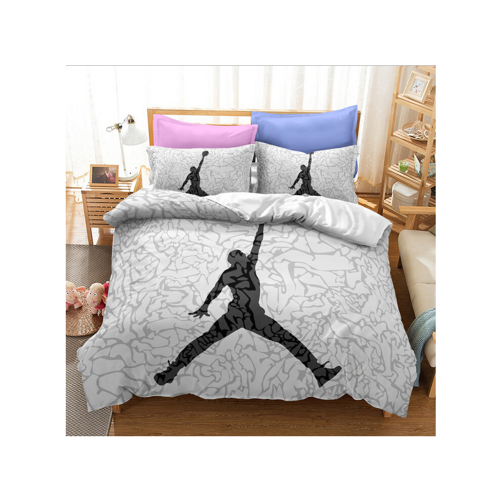 (Style 16, Single) Basketball Bedding Single Double Duvet Cover UK