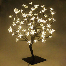 (Warm White, 45cm) LED Cherry Blossom Twig Tree Pre-Lit Christmas