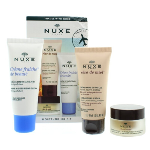 NUXE Nuxe Moisture Me Kit Face Lips & Hands