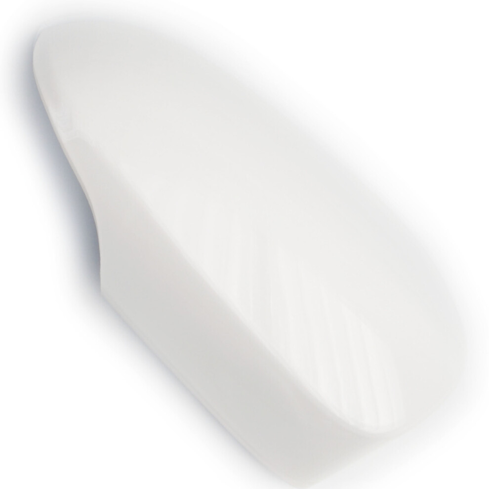 Aftermarket White Wing Mirror Cover Right Drivers Side to fit Toyota Yaris