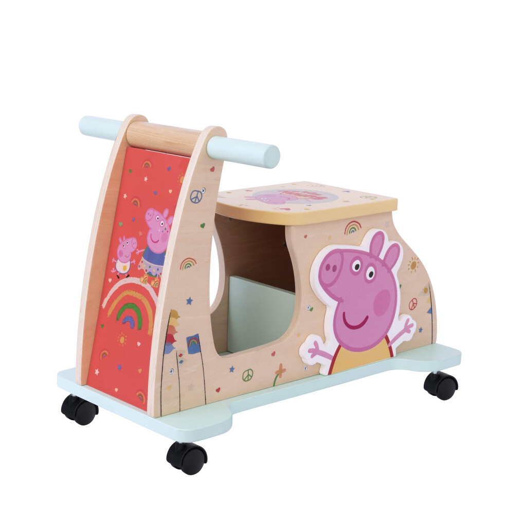 Peppa Pig Wooden Scooter 