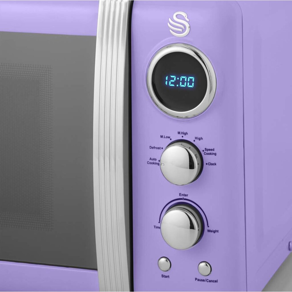 purple--swan-retro-digital-led-20l-microwave-800w-freestanding-countertop-five-power-levels