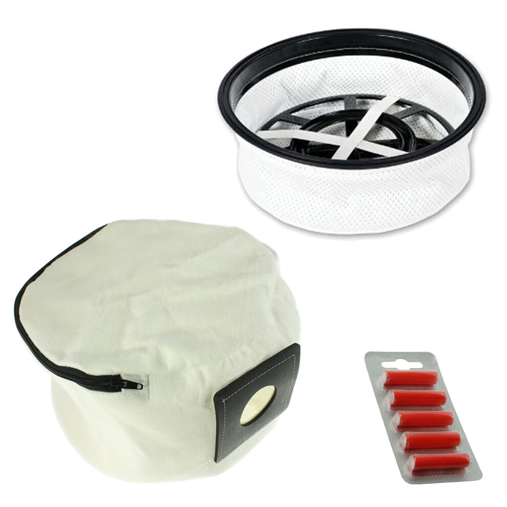 Spares2go Filter & Reusable Bag For Numatic Henry Hetty James + Fresheners