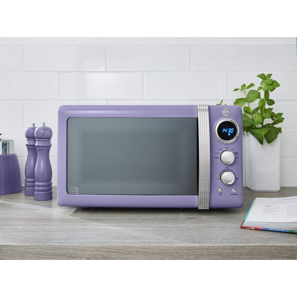 purple--swan-retro-digital-led-20l-microwave-800w-freestanding-countertop-five-power-levels