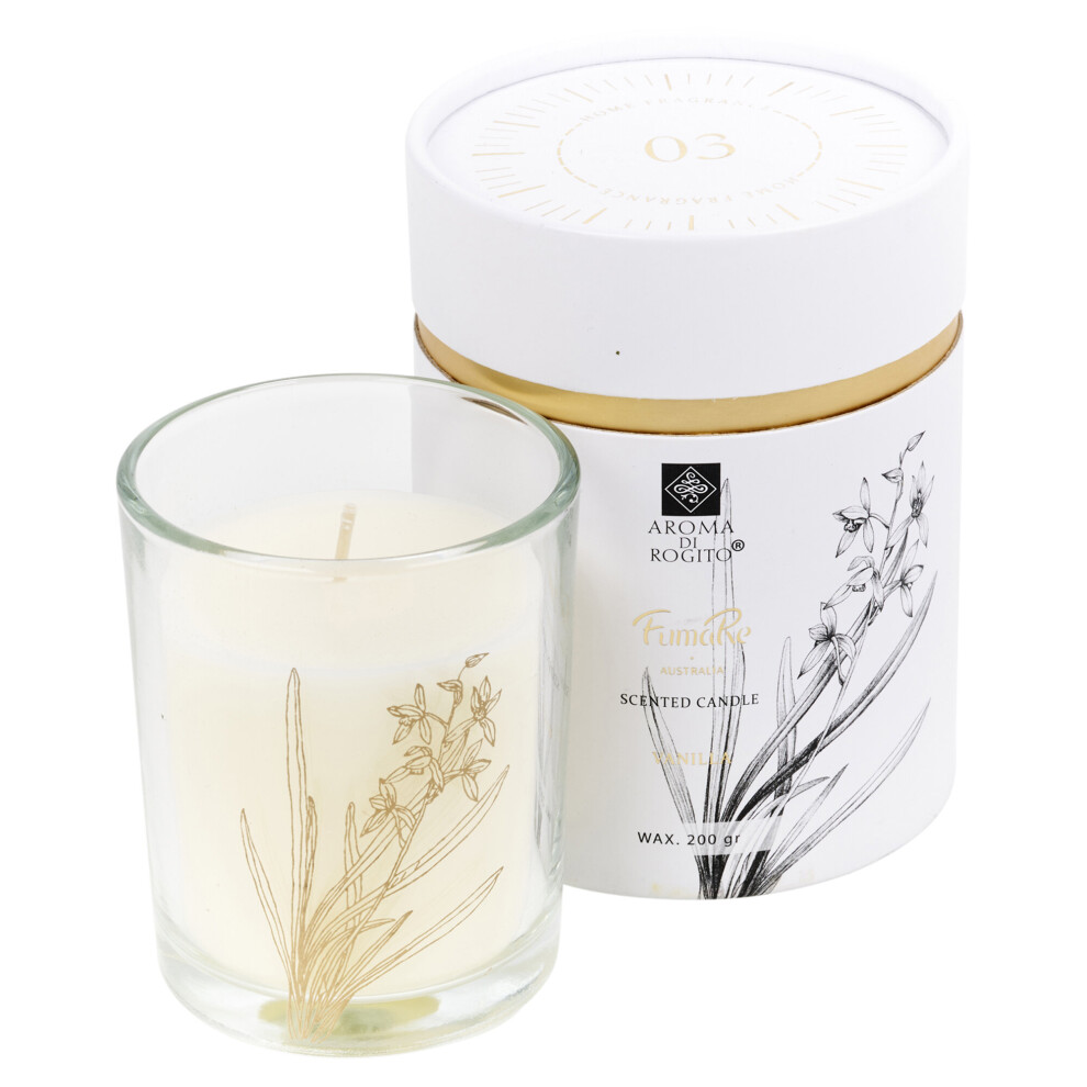 Urbn Living 200G Soy Wax Scented Candle Glass Jar Gift Boxed