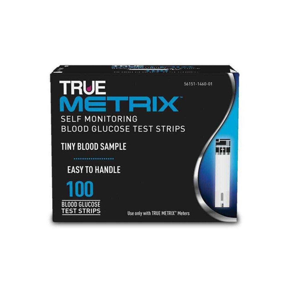 True Metrix Blood Glucose Test Strips - Box of 100