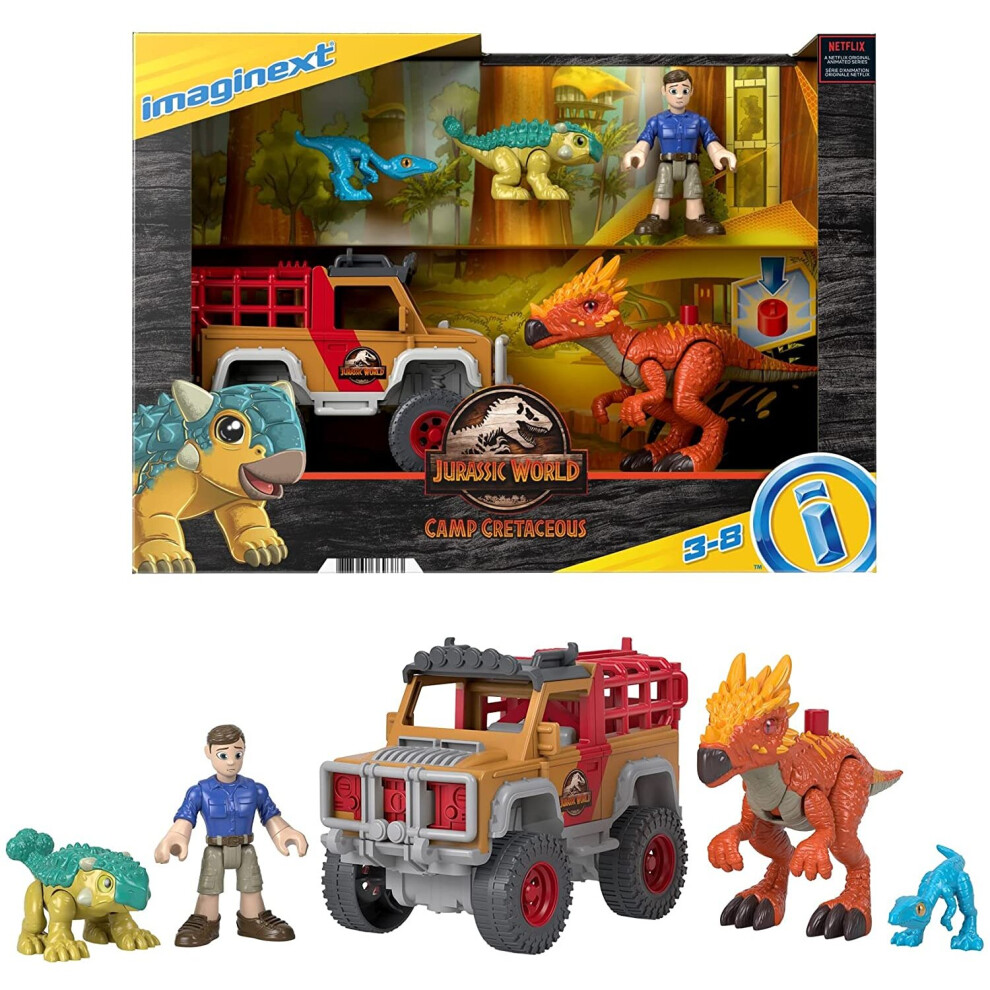 Imaginext Jurassic World Camp Cretaceous Runaway Dinos