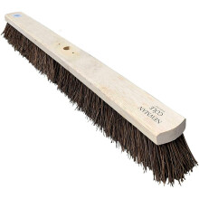 36" Stiff Outdoor Broom Head Only Heavy Duty Large Industrial Garden