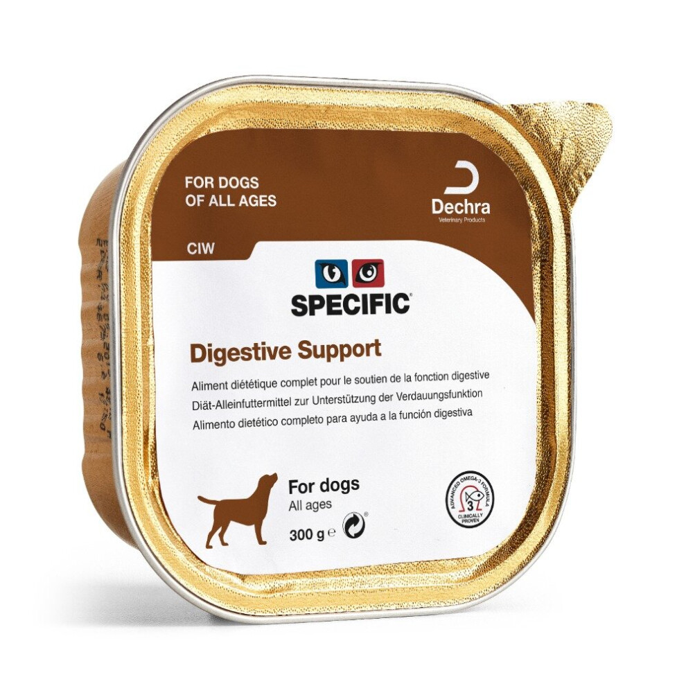 (6 x 300g) Dechra Specific CIW Digestive Support Wet Dog Food