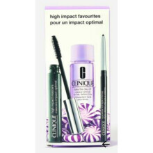 Clinique High Impact Favourites Mascara Eyeliner Make Up Remover Set