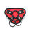 (Red) Satin Dildo Harness Couples Bondage Strap-On 6