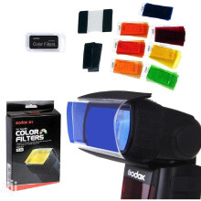 Godox CF 07 Universal Speedlight On Camera Flash Colour Filter Gel Kit