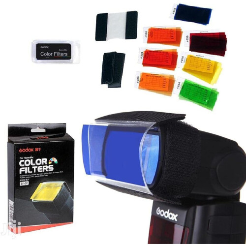 Godox CF 07 Universal Speedlight On Camera Flash Colour Filter Gel Kit