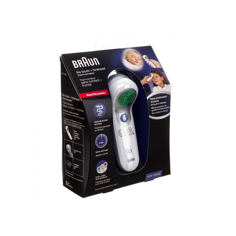 Braun No Touch + Forehead Thermometer NTF3000