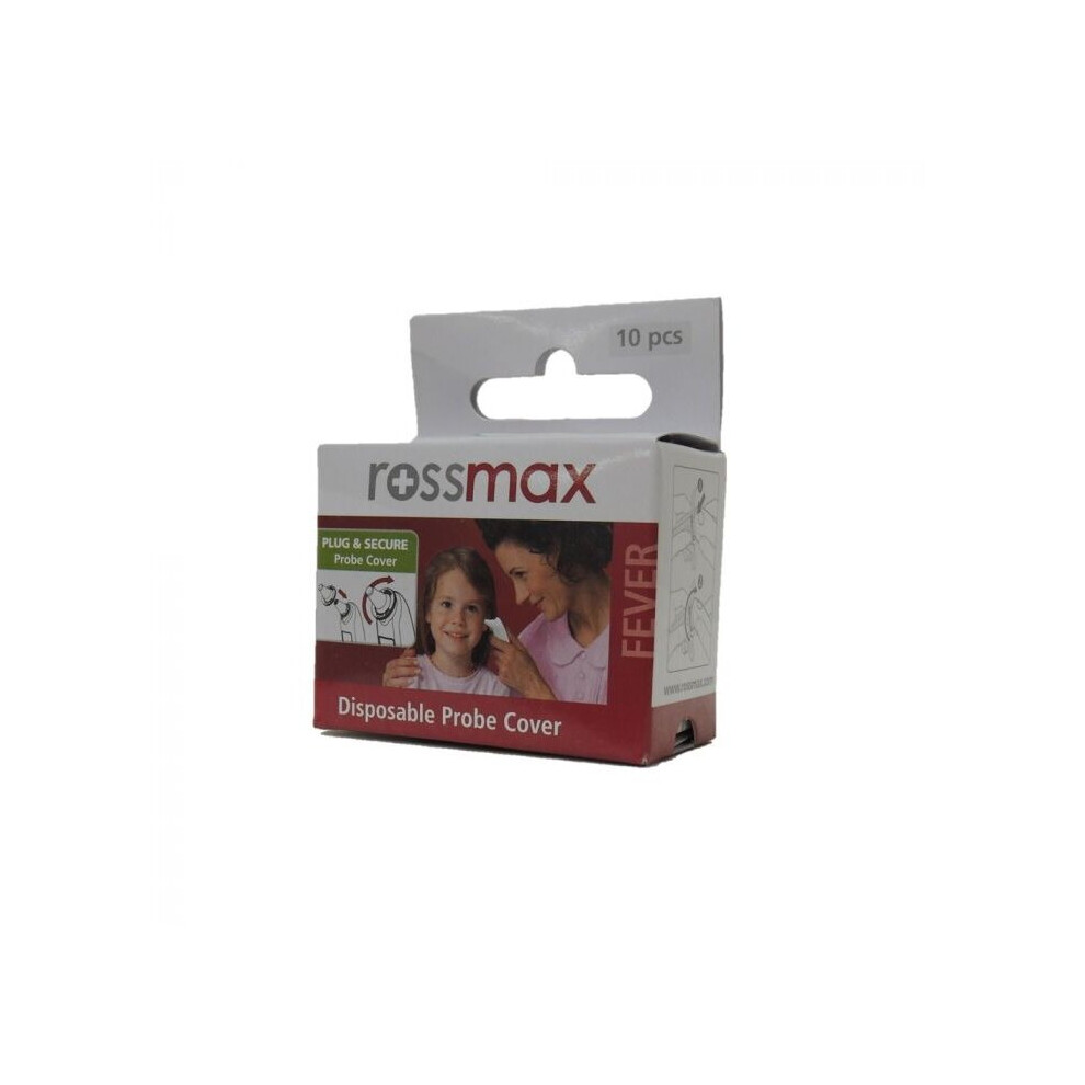 Rossmax Probe Cover For Infrared Ear Thermometer Ra600, Pack Of 10S