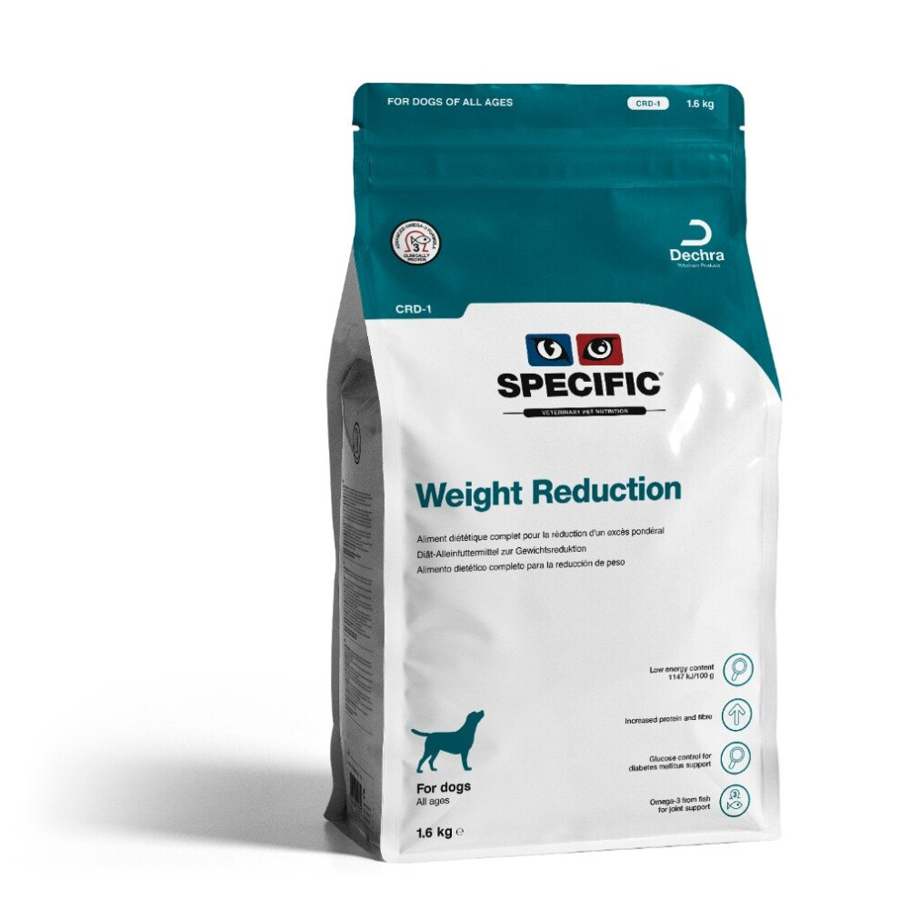 (1.6kg) Dechra Specific CRD-1 Weight Reduction Dry Dog Food