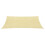 VidaXL vidaXL Sunshade Sail HDPE Square 2x2m Beige Garden Patio Awning Canopy Shade 1