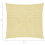 VidaXL vidaXL Sunshade Sail HDPE Square 2x2m Beige Garden Patio Awning Canopy Shade 6