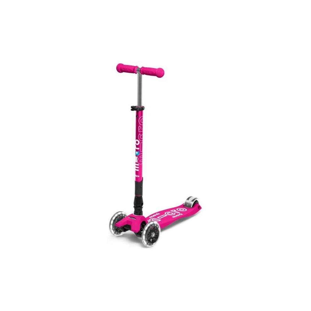 Micro Scooters Maxi Micro Deluxe LED Scooter MMD096 Shocking Pink