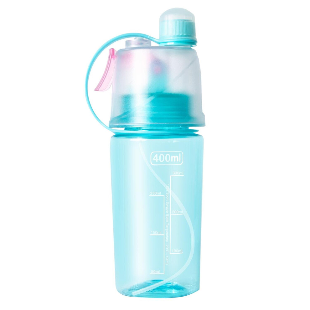 Aquarius Leak Proof Sports Water Bottle with Spray Function,400ml-Blue