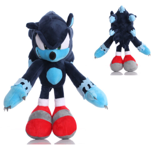 Sonic The Hedgehog Plush Dark Sonic Soft Toy Doll Kids Gift on OnBuy