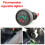 1.0 USB Charger Thermometer Lighter Socket Cigarette 12V Car 1