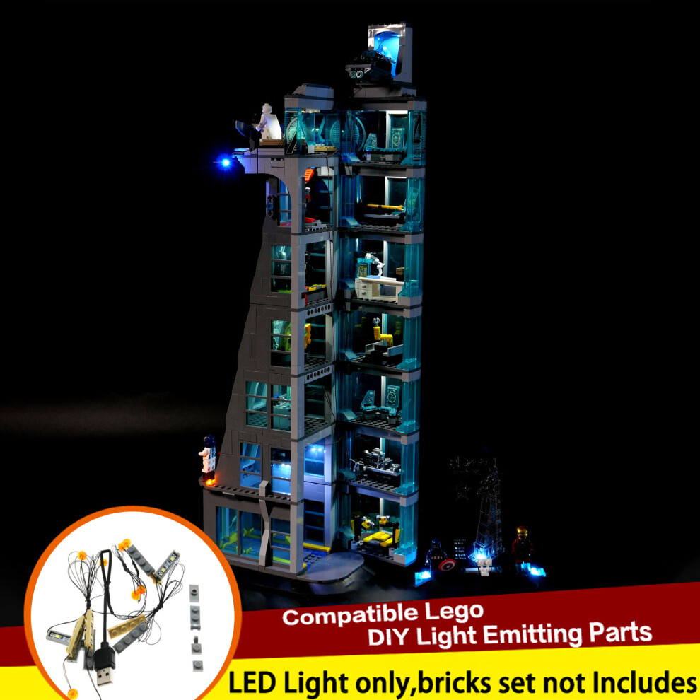 (For 76166 Led Light Kit) 9 Styles Led Light Kit For LEGO 42123 42096 42111 75105 21313 76166 21029 42125 76178 Bricks Set NOT included