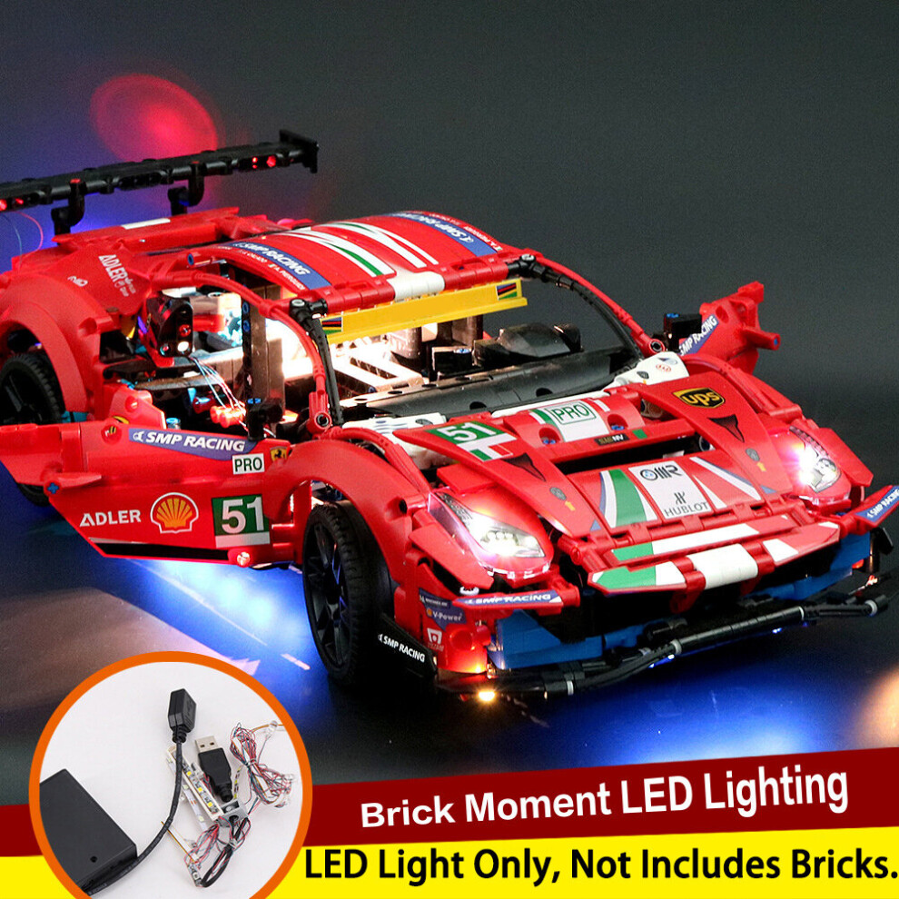 (For 42125 Led Light Kit) 9 Styles Led Light Kit For LEGO 42123 42096 42111 75105 21313 76166 21029 42125 76178 Bricks Set NOT included