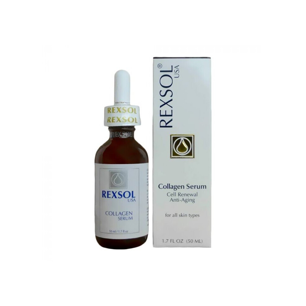 Rexsol Collagen Serum 50Ml Helps Smooth Facial Lines And Wrinkles