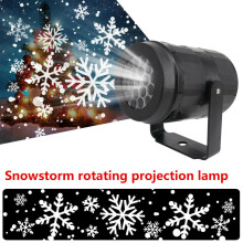 Christmas Projector Lamp LED Moving Snowflake Light Party Decor Outdoor Xmas