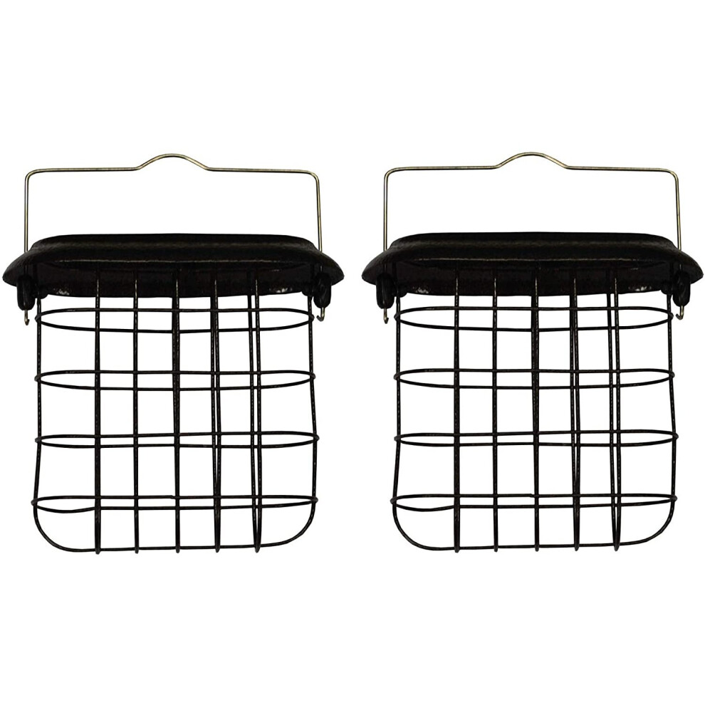 Hanging Suet Block Bird Feeders For Bird Feeding Stations (Set of 2)
