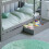 (Grey) Grey Gemini Bunk Bed Drawers Storage Set Pine Wood 4