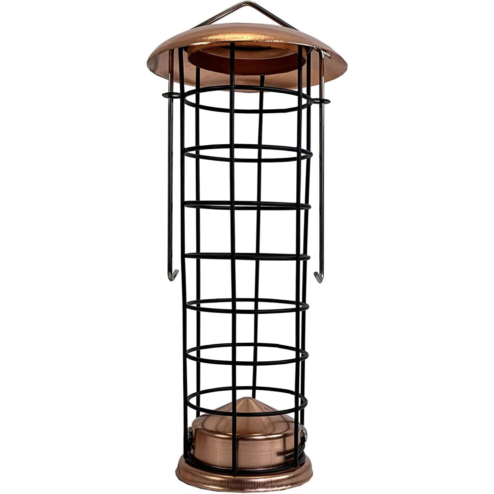 Copper Style Hanging Bird Suet Fat Ball Feeder