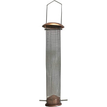 Large Copper Style Hanging Bird Nut Feeder