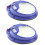 SPARES2GO HEPA Post Motor Filter x 2 compatible with DYSON DC25 DC25i Vacuum 8