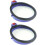SPARES2GO HEPA Post Motor Filter x 2 compatible with DYSON DC25 DC25i Vacuum 1