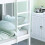 (Grey) White Gemini Detachable Kids Bunk Bed & Drawers 6