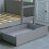 (Grey) Grey Gemini Bunk Bed Drawers Storage Set Pine Wood 6