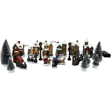 Christmas Village Decoration Scene (24 Piece)