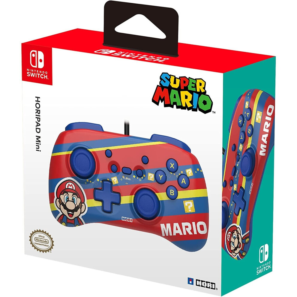 HORI Super Mario HoriPad Mini Wired Controller Mario | Nintendo Switch