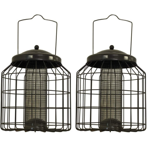 Selections Heavy Duty Squirrel Proof Hanging Bird Nut Feeder Set