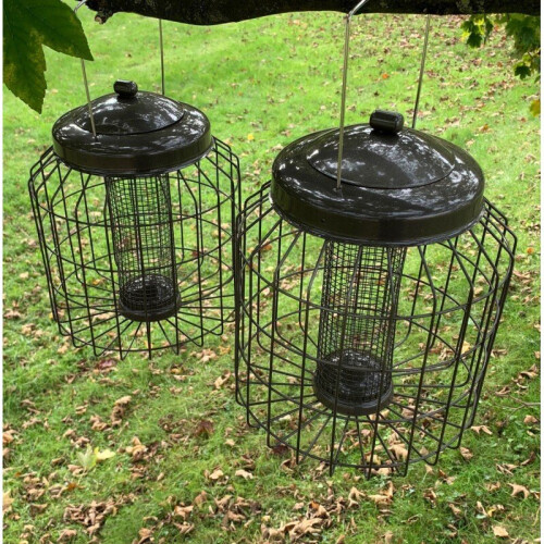 Selections Heavy Duty Squirrel Proof Hanging Bird Nut Feeder Set 1