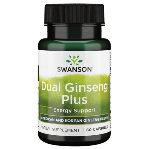 Swanson, Double Ginseng Plus, 60 Gélules