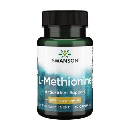 Swanson, L-Methionin, 500 mg, 30 Kapseln
