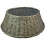 Selections Large Grey Wicker Christmas Tree Skirt 70cm 1