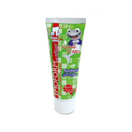 Emoform Actifluor Young Stars 6+ Years Toothpaste 75 mL