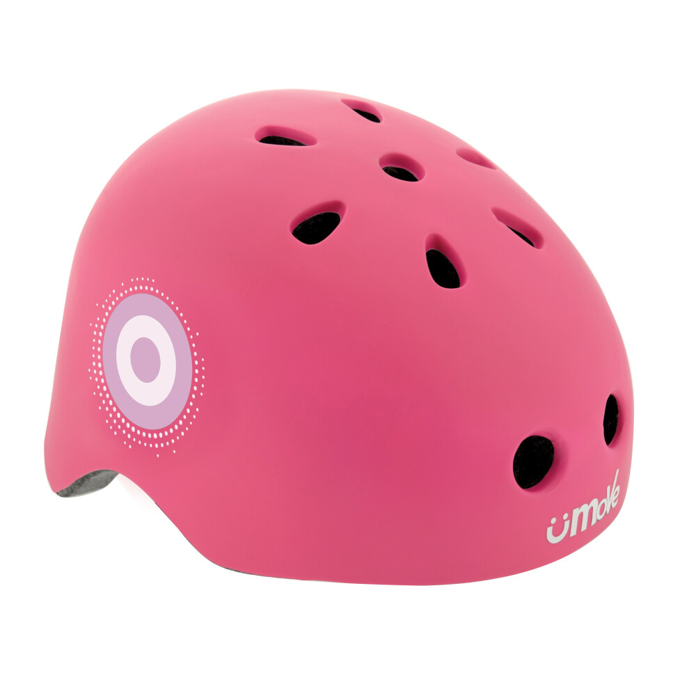 Neon Ramp Kids Safety Helmet Pink Size - 48-52cm