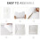 3Pcs ONE Transparent Balloon Box Gift Boxes Birthday Baby Shower Party 12