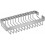Croydex Croydex Wall Mounted Bathroom Basket Caddy Stainless Steel, Rust Free 1